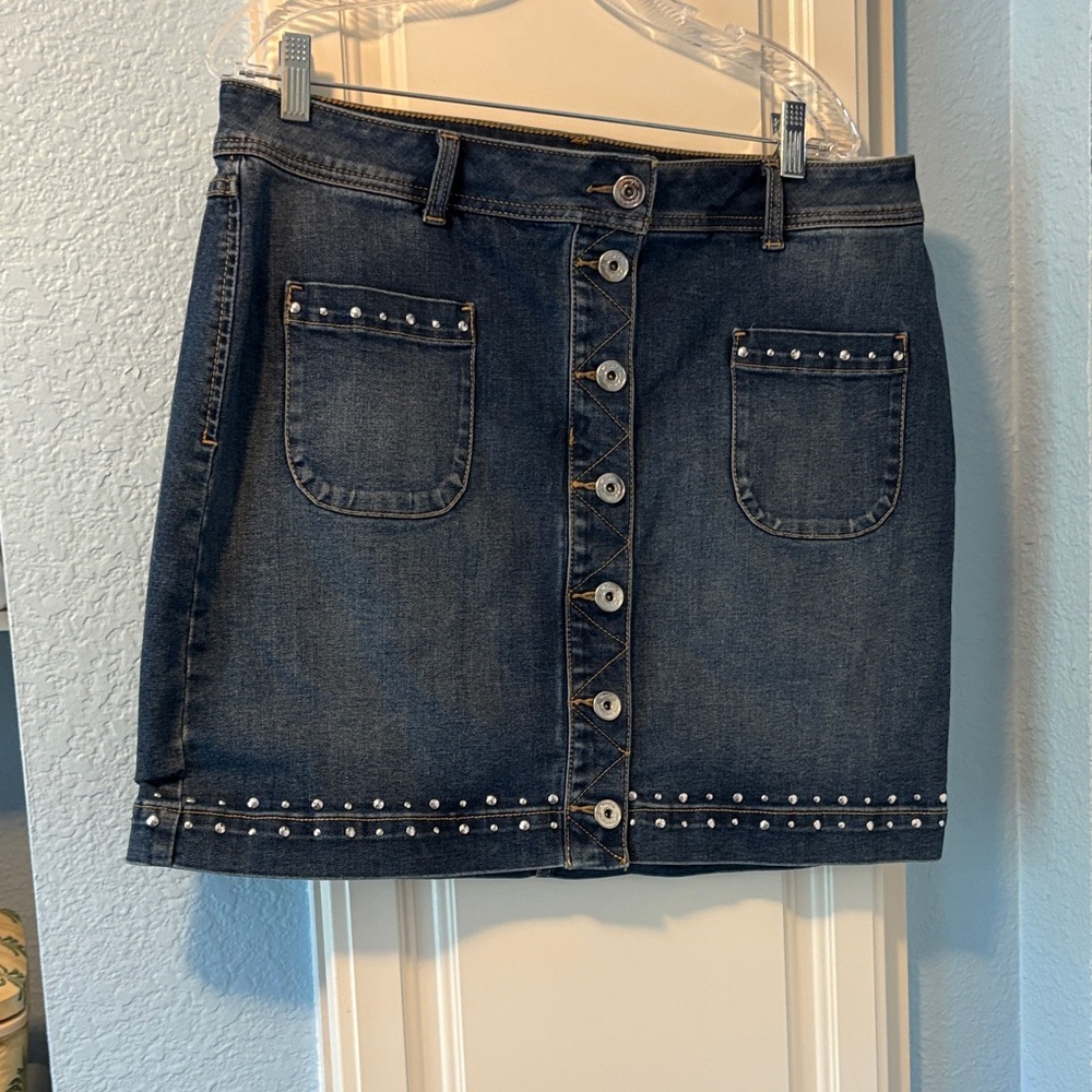 inc denim skirt